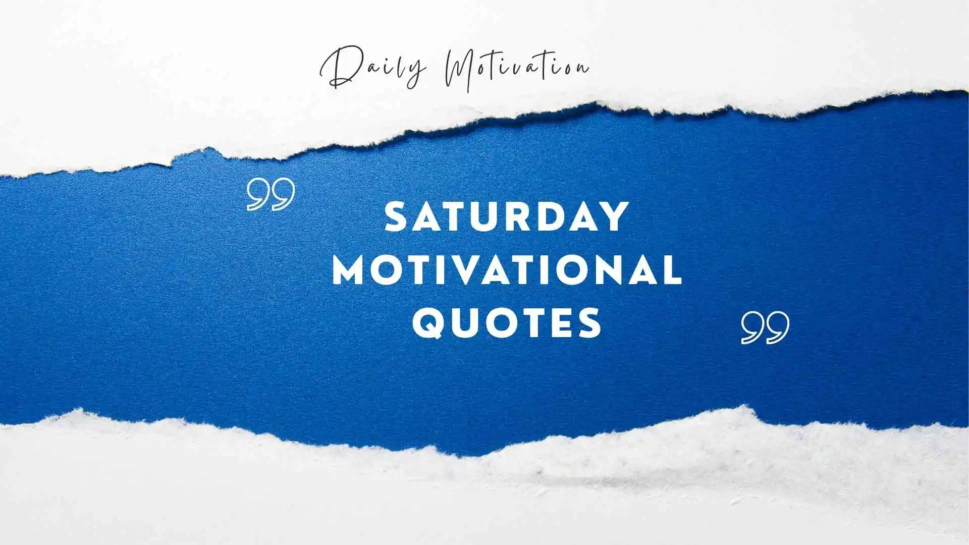saturday motivational quotes
