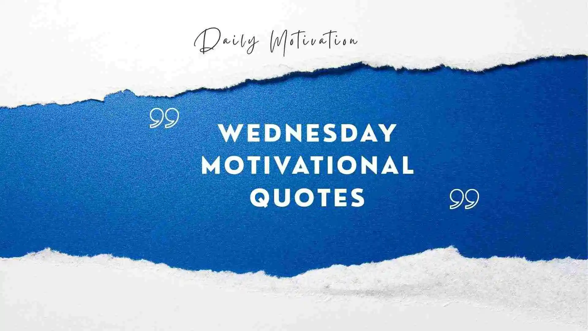 wednesday motivational quotes