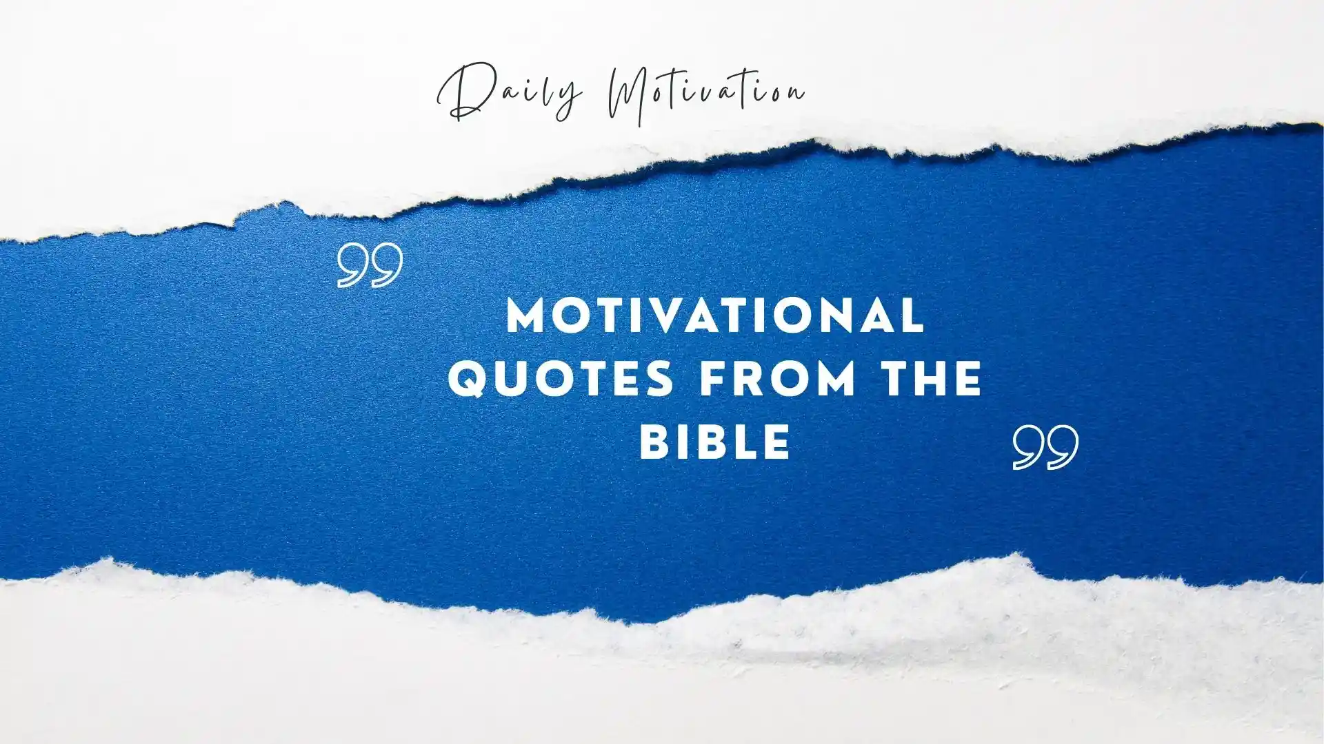 motivational quotes from the bible