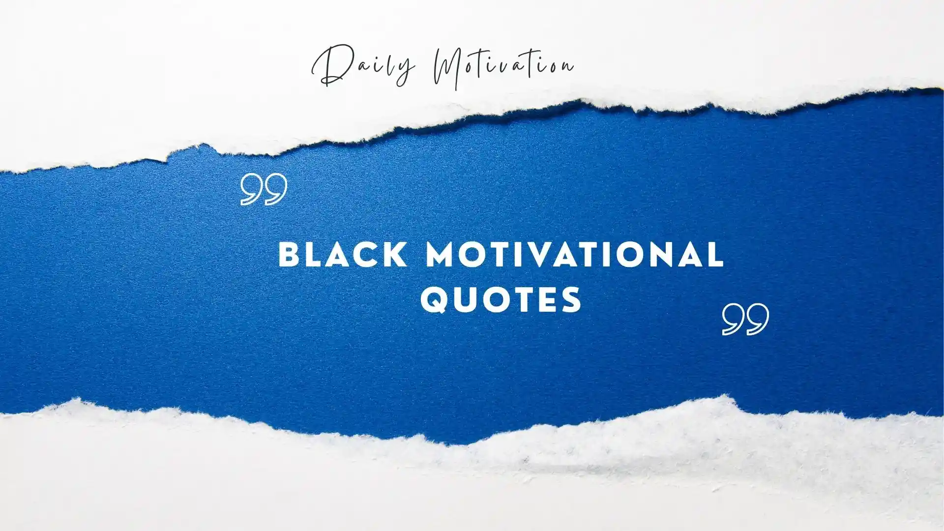black motivational quotes