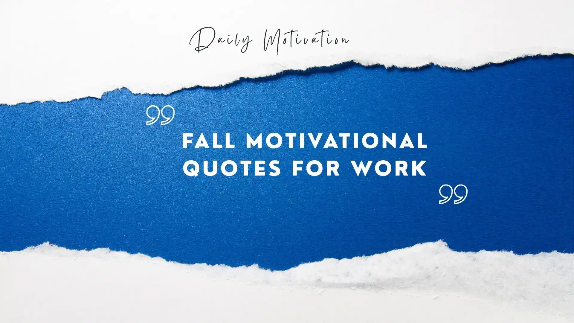 fall motivational quotes for work