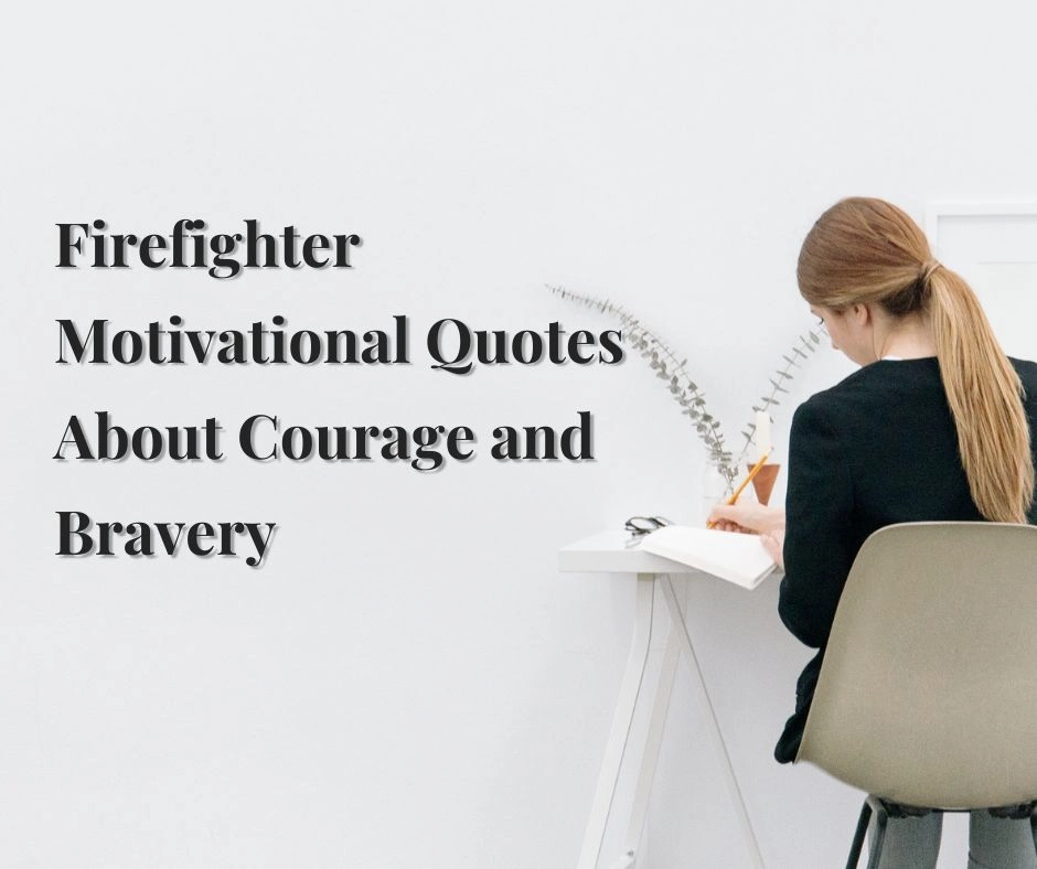 Firefighter Motivational Quotes About Courage and Bravery