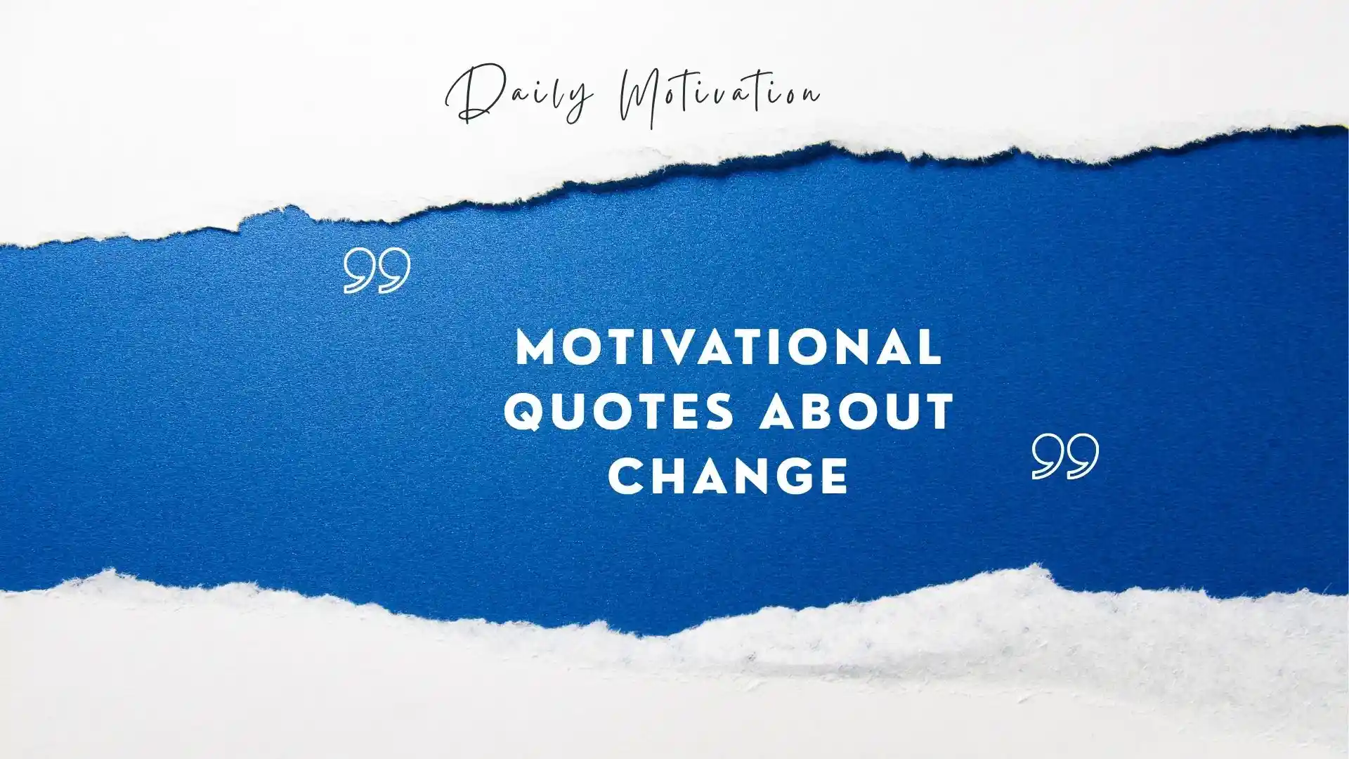 motivational quotes about change