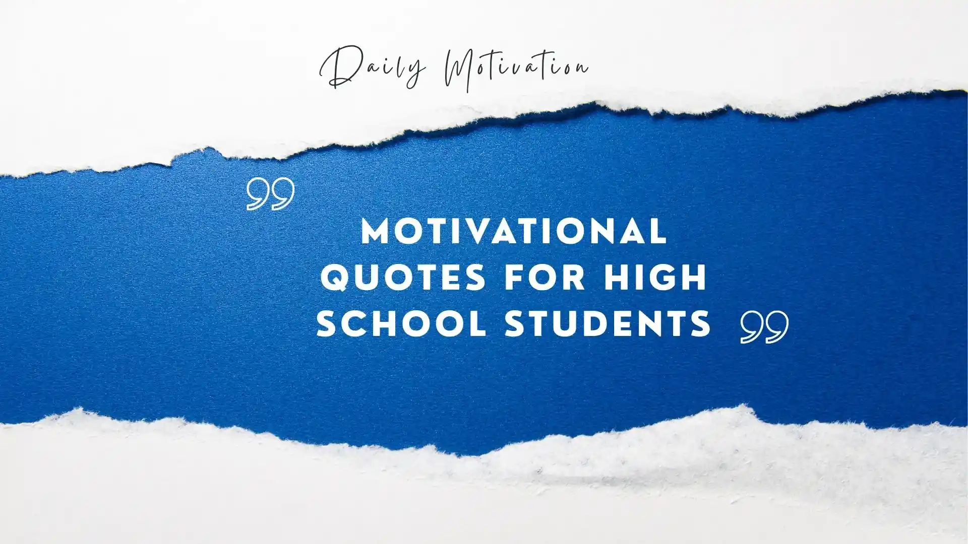motivational quotes for high school students