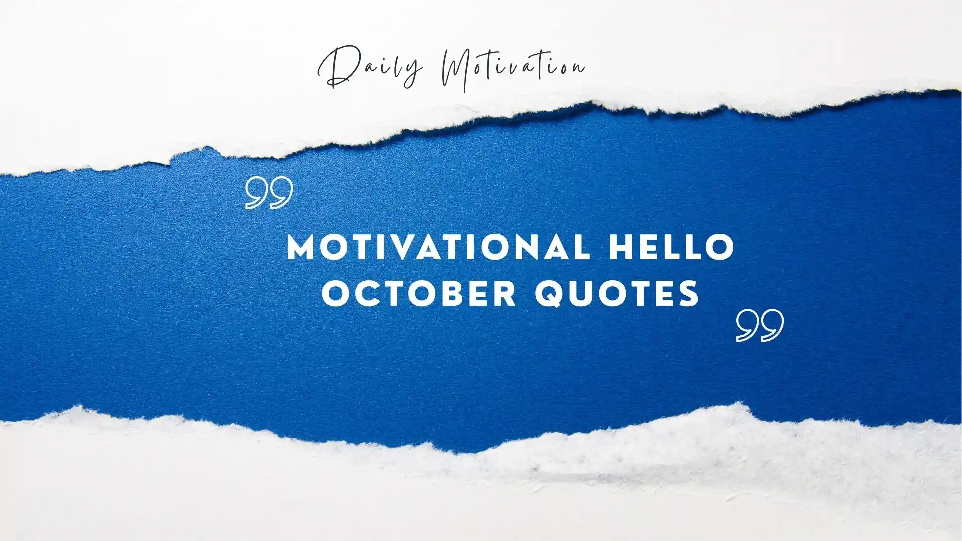 motivational hello october quotes