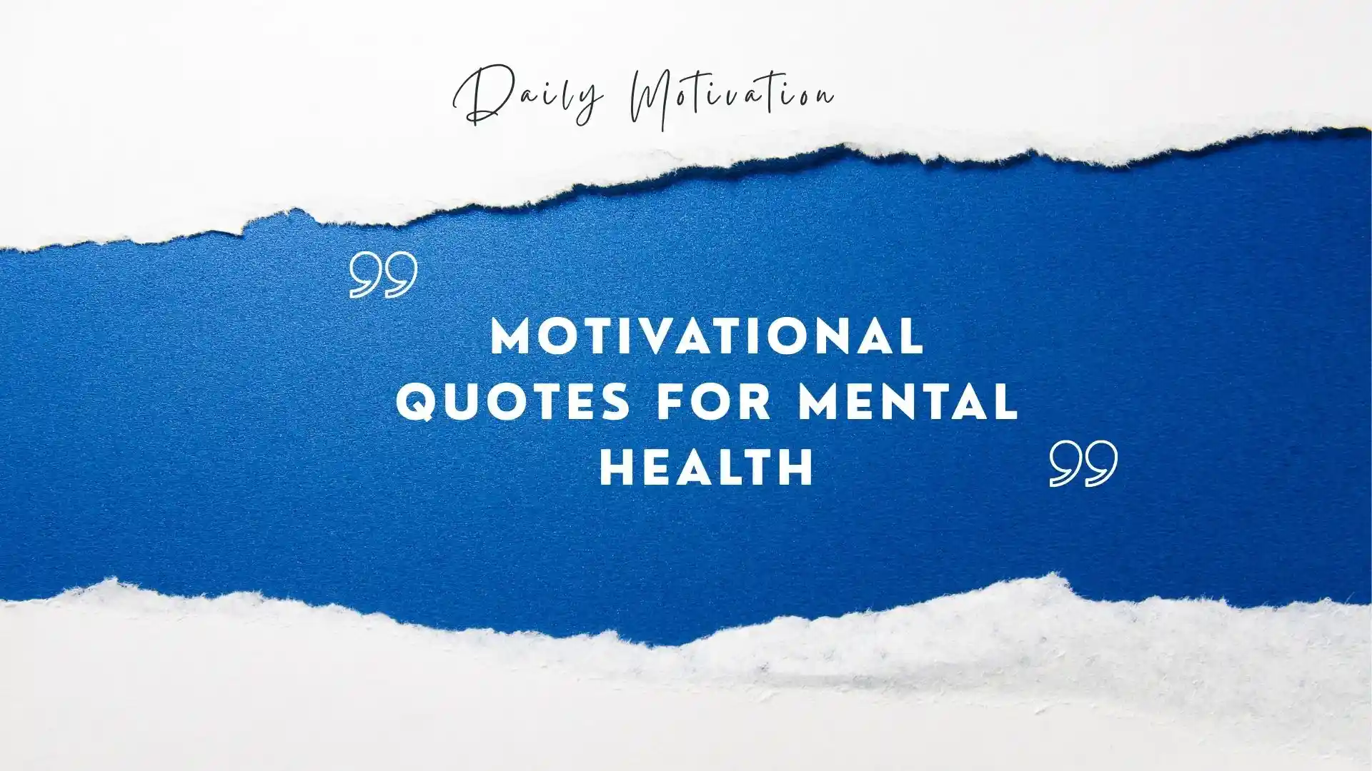 motivational quotes for mental health